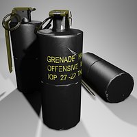 MK3A2 Concussion (offensive) grenade