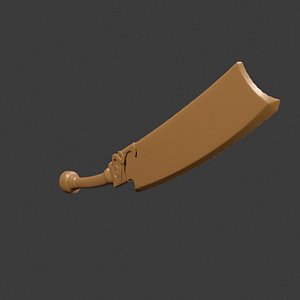 Titan Fang Swordaxe 3D model