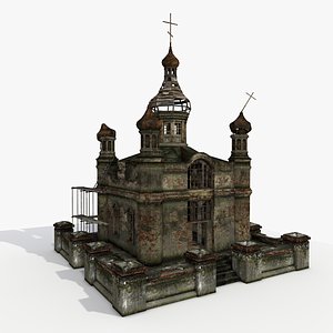 3d model church temple building