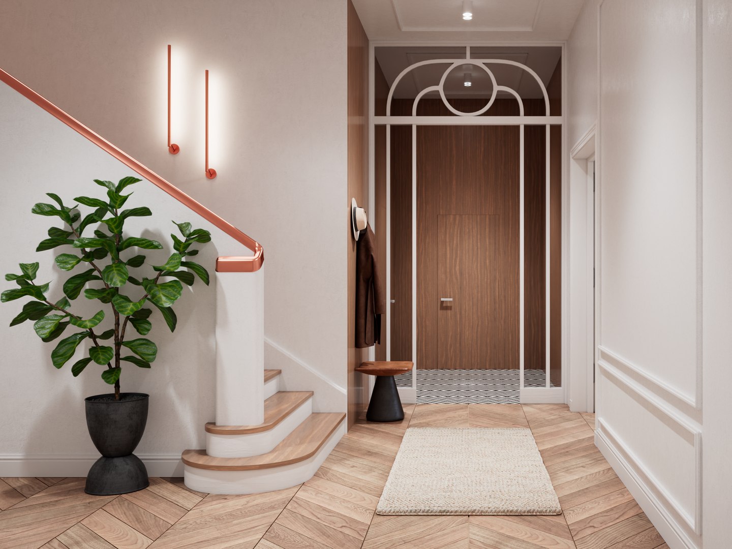 3D Model Modern Classic Interior Scene For Cinema 4D And Vray 6 ACES ...