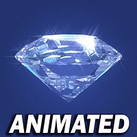 Rotating Diamond pre-rendered ------------  Animated Video