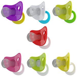Pacifiers Collection 3D model