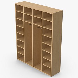 Closet Shelving 3D model