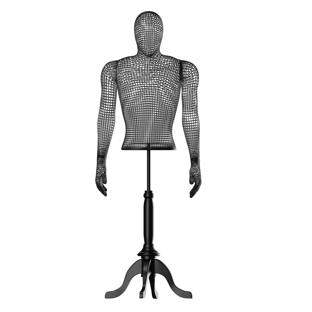 3D Wire Sewing Male Mannequin model TurboSquid 2066596