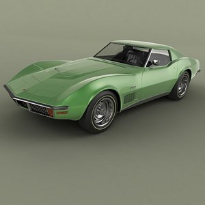 1970 chevrolet corvette c3 3D model