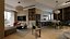 Soft Neutrals Apartment - Living dining Kit chen - MAX FBX OBJ SKP Simlab Collada Blender