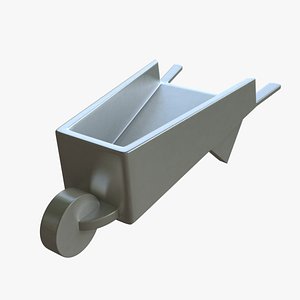 3d model of monopoly wheelbarrow