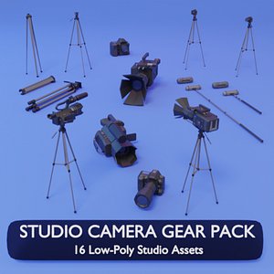 Studio Camera Gear Pack 3D