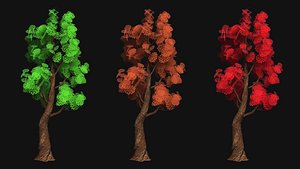 Low Poly Stylized Tree Pack
