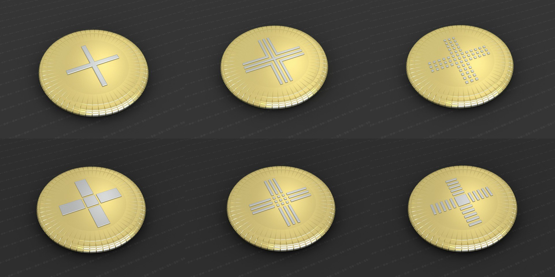 medallions vol 16 cross 3D https://p.turbosquid.com/ts-thumb/Ln/tDd6tL/n7nqZSHM/02/jpg/1578168040/1920x1080/fit_q87/8da160f4c92a95e157880d3c4b51c7c1a9f6bc10/02.jpg