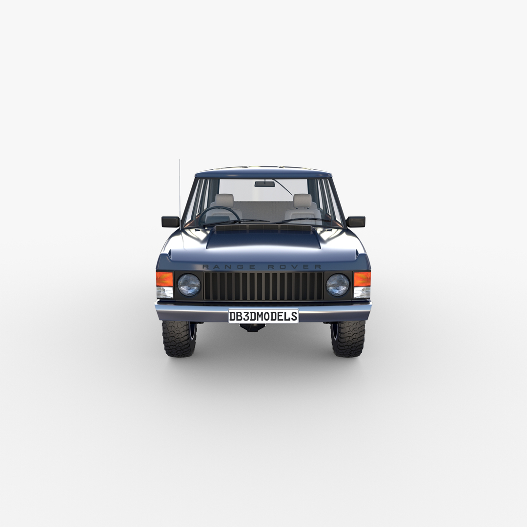 3D Model Rover Range Rhd Interior - TurboSquid 1582501