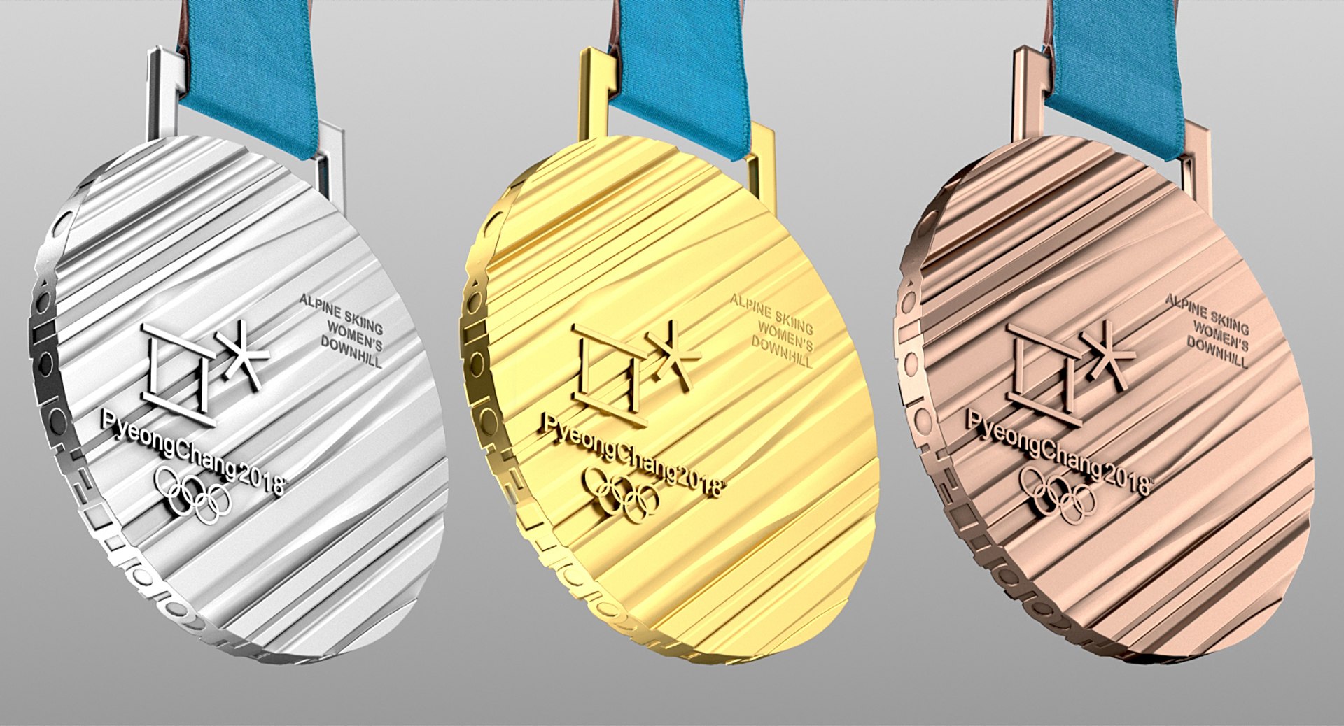 3D Olympic Medal Gold Silver Model - TurboSquid 1244898