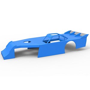 Shell of Asphalt Modified stock car V4 Scale 1 to 25 model