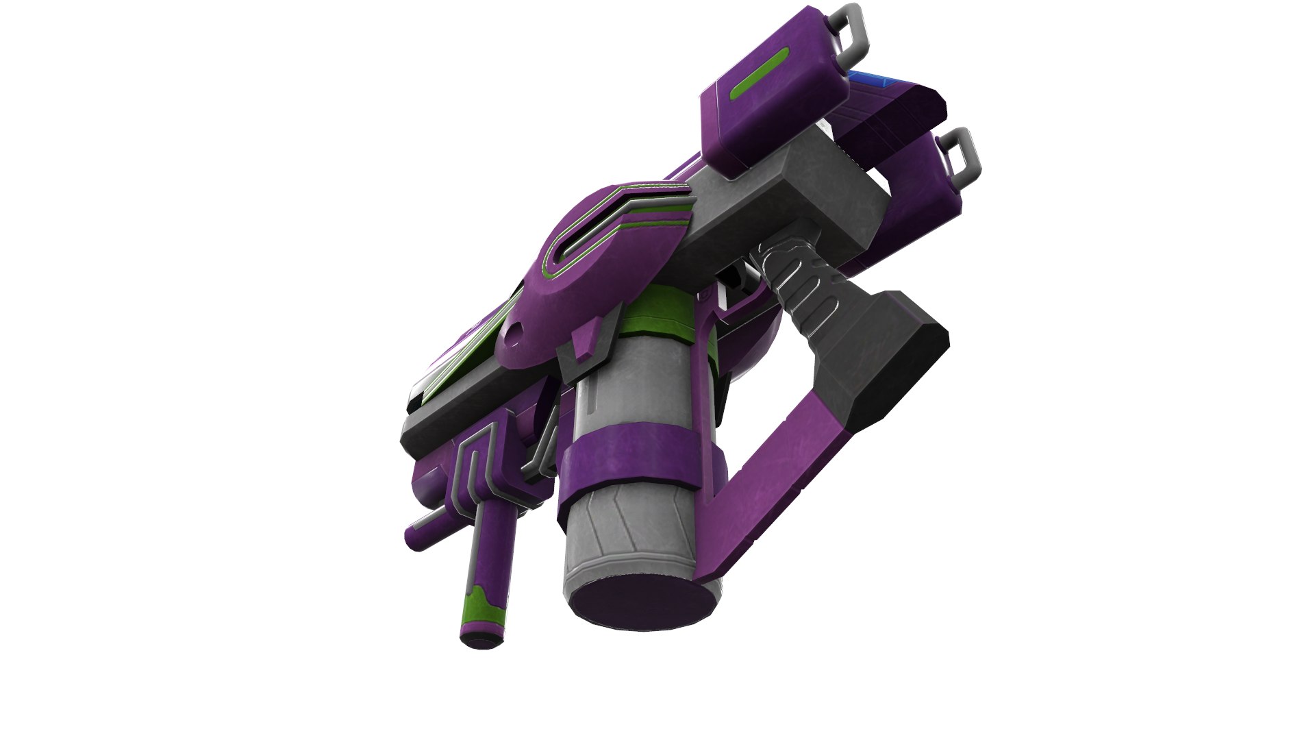 3D Disc Machine Gun Level 6 Model - TurboSquid 2190974
