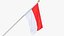 Indonesia Cloth Flag Wall Mount Animated Loop