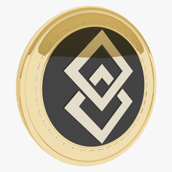 DEXA COIN Cryptocurrency Gold Coin 3D model