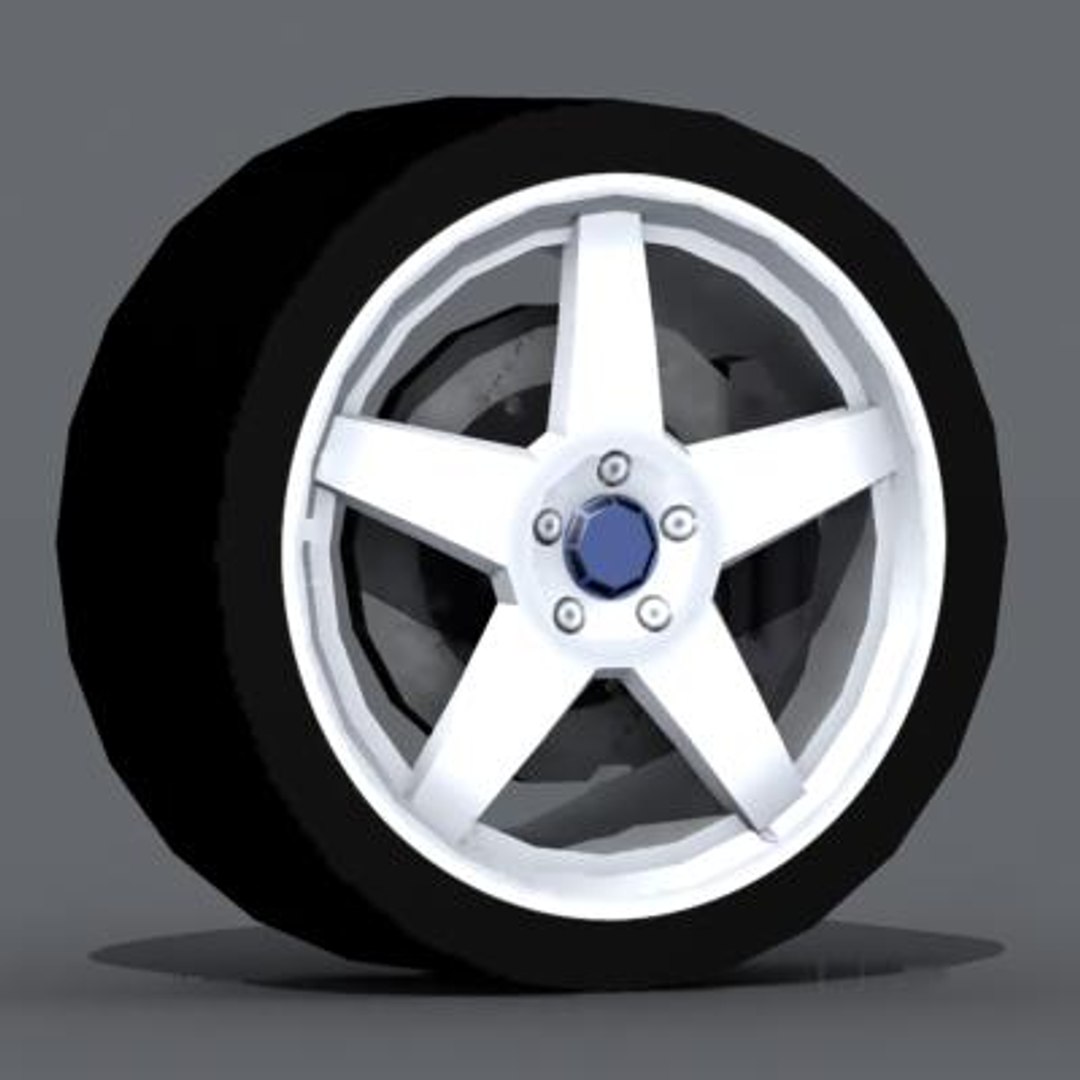 3d Compomotive Wheels Model