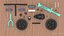 Turquoise Balance Bike