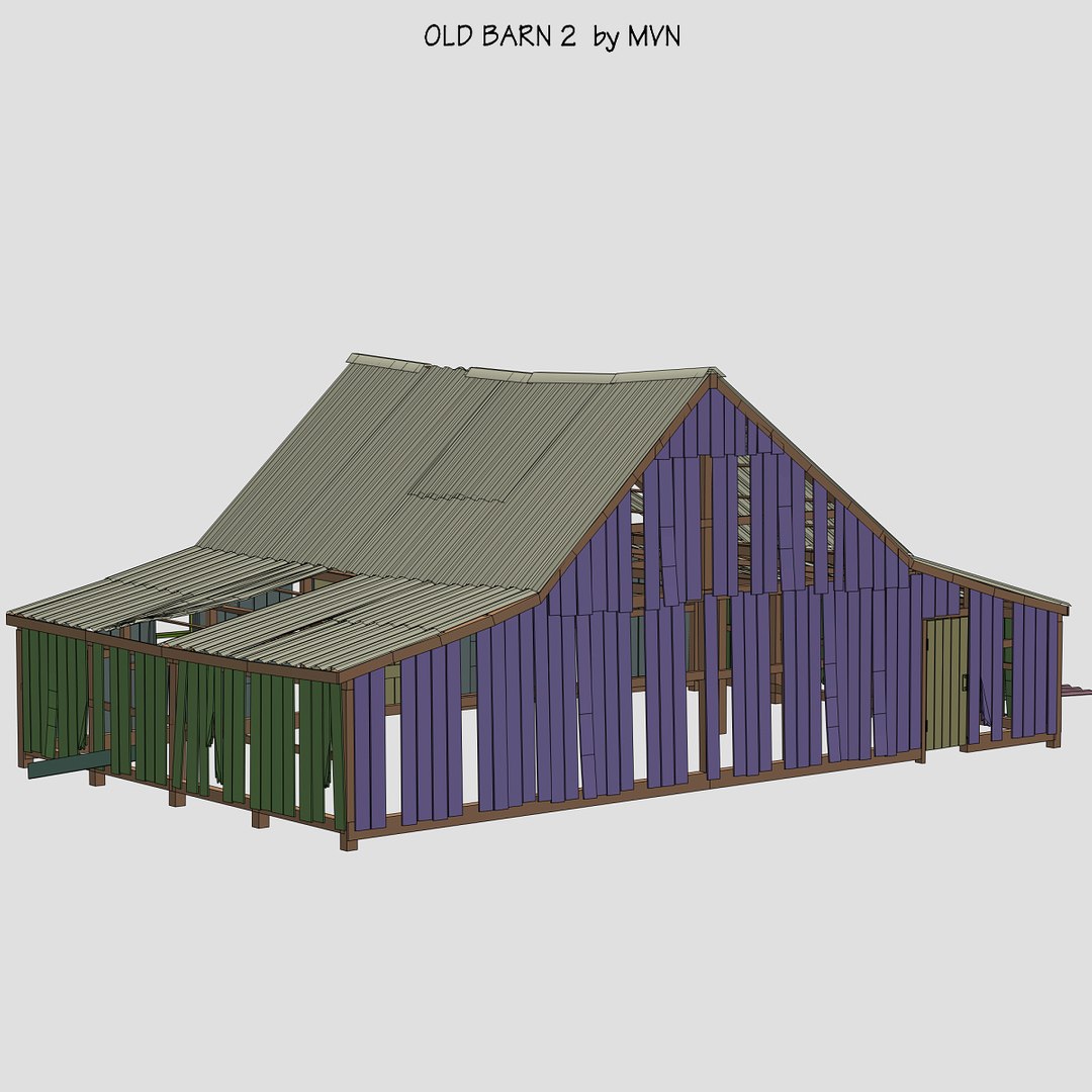 Old Barn 3d Model