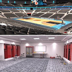 Basketball Arena and Locker Room