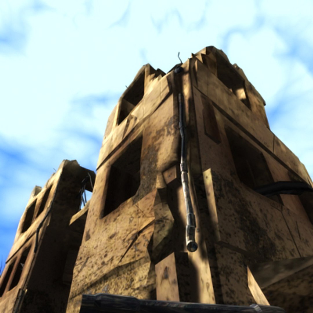 Max Bombed Desolated Building