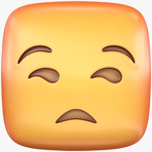 3D Smiley Face Emoji 31 model