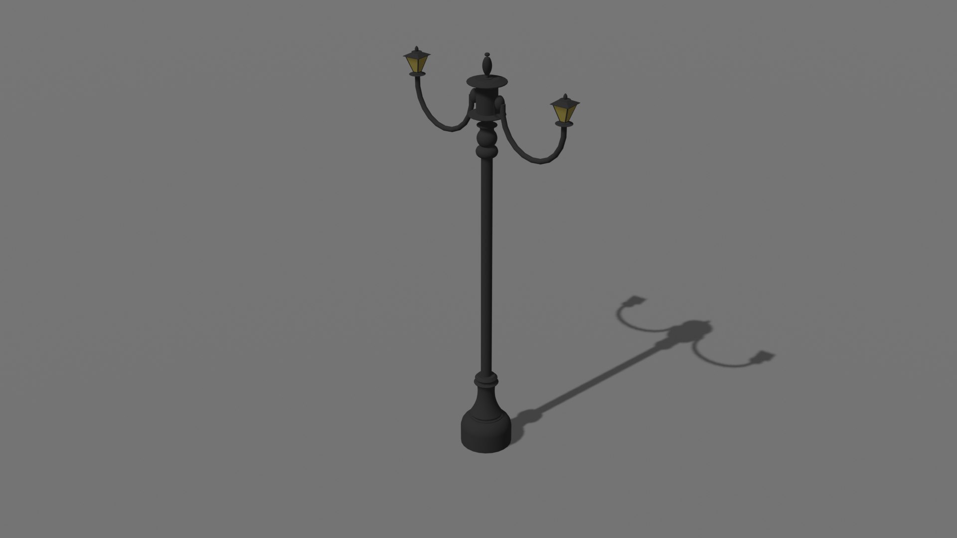 3D Street Lamp Sketchup Blender - TurboSquid 1547060