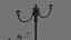 3D street lamp sketchup blender
