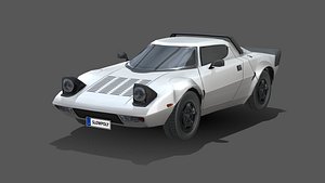 Lancia Stratos 1974 3D model