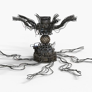 3D Nuclear Reactor Low-poly 3D model