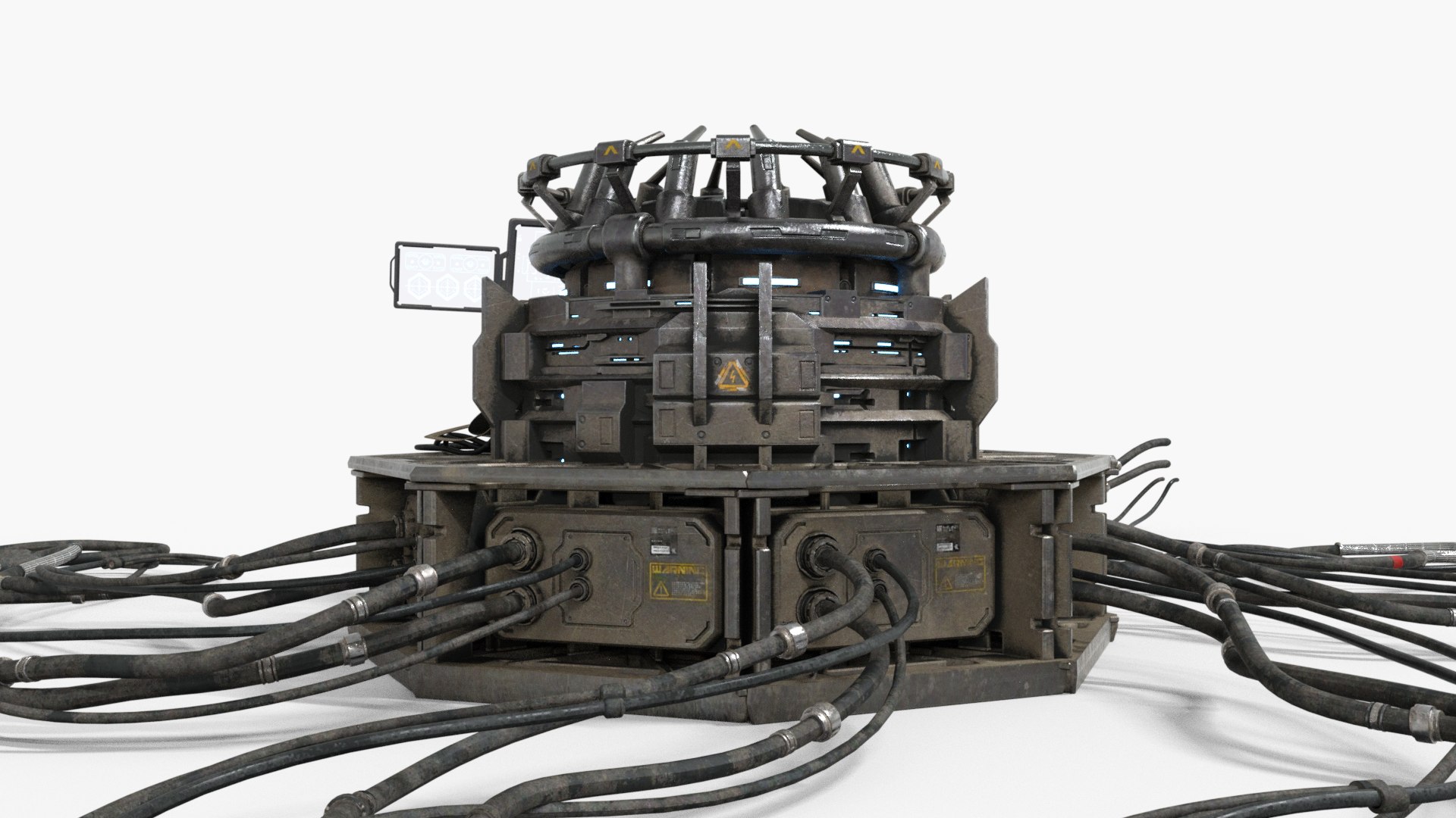 3D Nuclear Reactor Low-poly 3D Model - TurboSquid 2353363