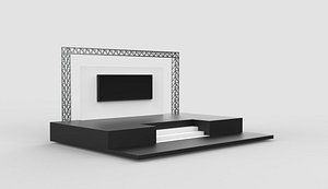 Outdoor stage 3D model model