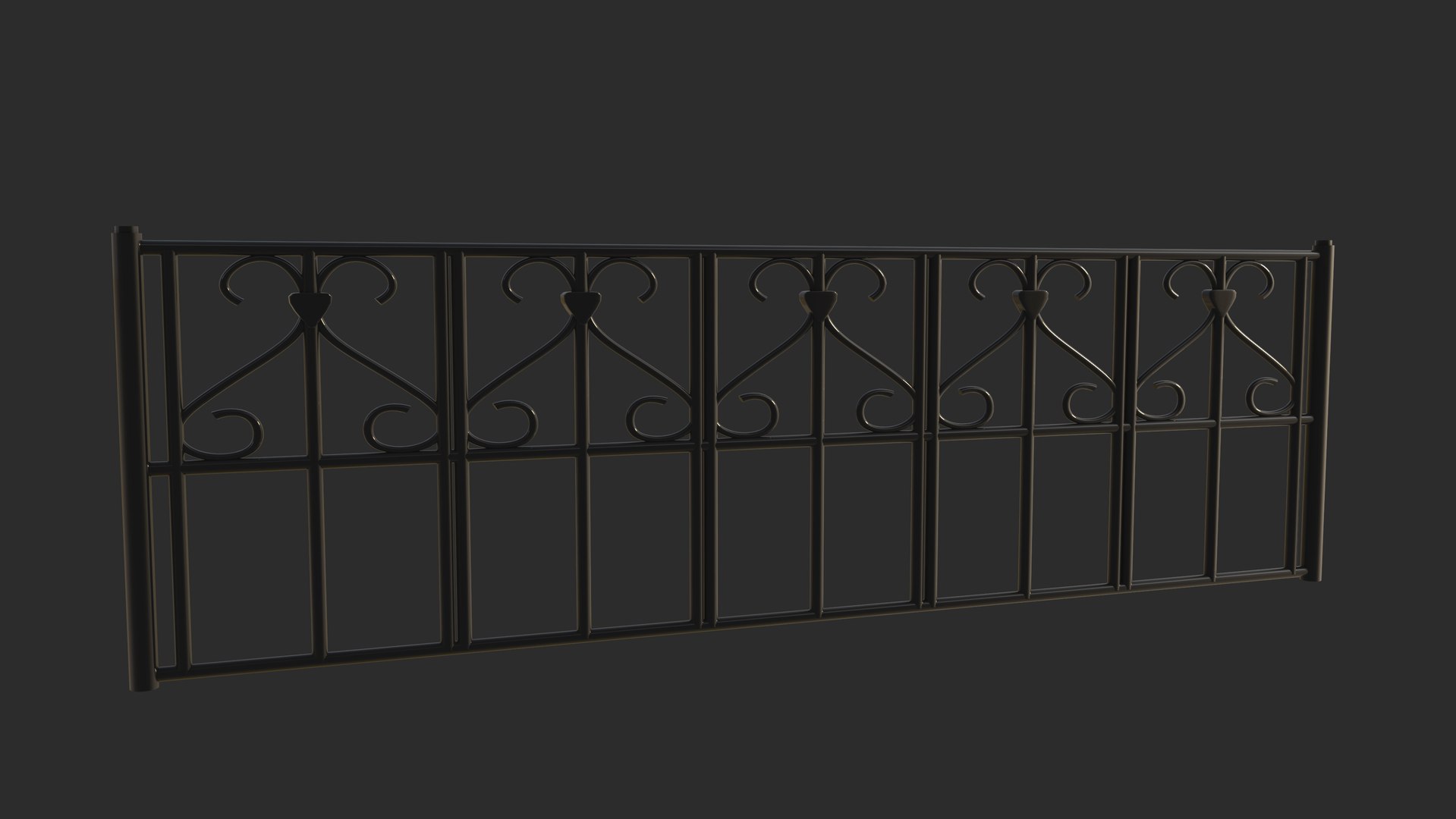3D Classic Iron Fence https://p.turbosquid.com/ts-thumb/Lo/evaMhG/SJ/fence2/jpg/1756575726/1920x1080/fit_q87/d2e13cbe4471a700f3766991299d7ab6f7559a40/fence2.jpg