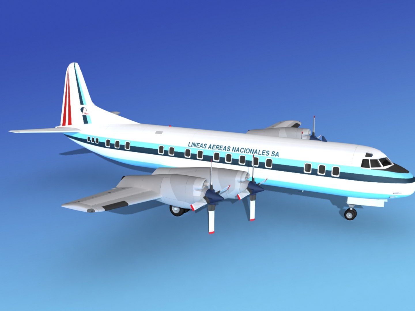 propellers electra lockheed 3d 3ds