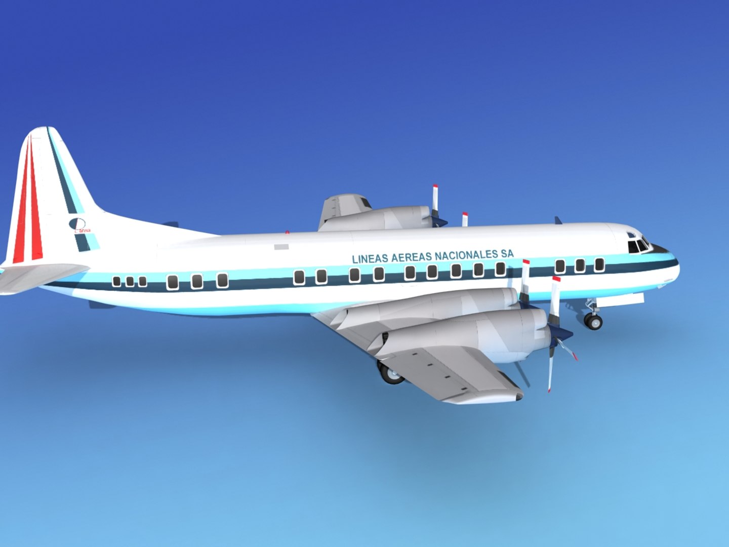 propellers electra lockheed 3d 3ds