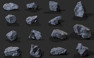 rocks games 3D model