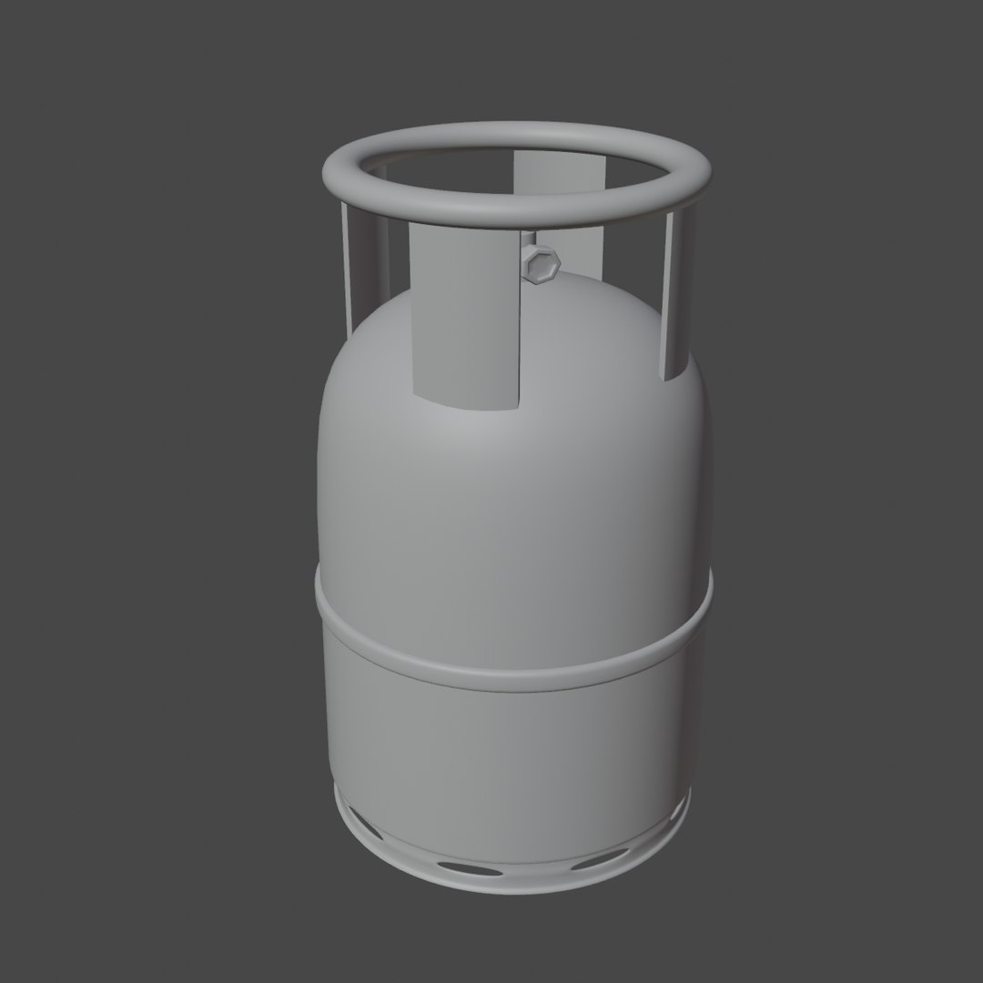 Propane Gas Balon 01 3D Model - TurboSquid 2364717