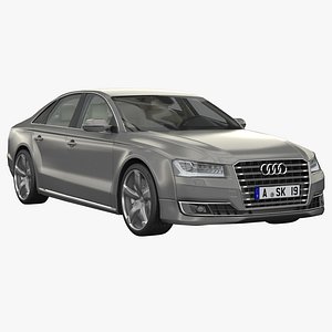 audi a8 interior 3D model