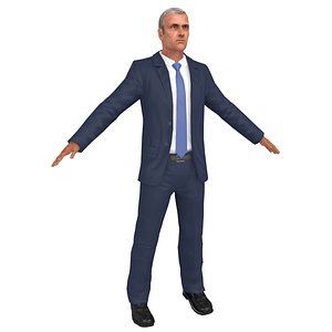 3D man manager model