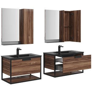 Comforty Bonn 75-90 and Case dark oak