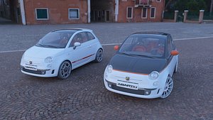 Fiat 500 Abarth 3D model