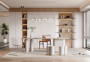 modern office 3D model