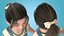 3D Cartoon Girl Collection model