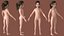 3D Cartoon Girl Collection model
