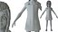 3D Cartoon Girl Collection model