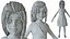 3D Cartoon Girl Collection model
