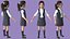 3D Cartoon Girl Collection model