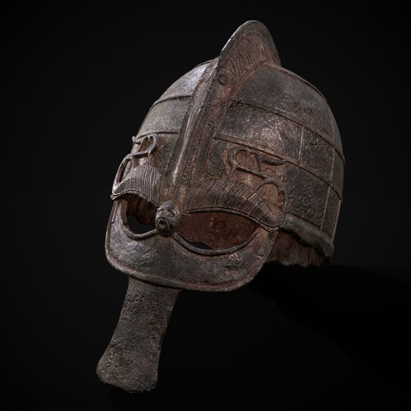 Marvelous Metal Viking Helmet 3D model