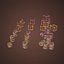 Stylized props wood box and barrels pack model