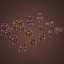 Stylized props wood box and barrels pack model